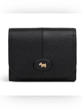 RADLEY London Maldon Mews Medium Flapover Wallet Black Scottie Dog NWT